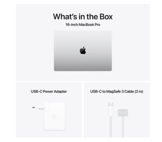 Ноутбук APPLE MacBook Pro 16" M4 PRO 24/512GB (MX2T3UA/A) Silver MX2T3 фото