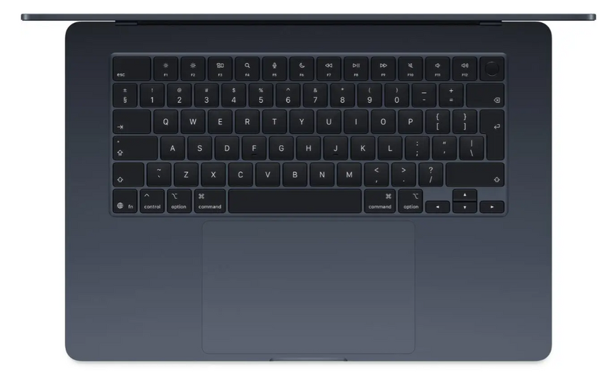 Ноутбук APPLE MacBook Air 15.3" M4 24/512GB 2025 (MC6L4UA/A) Midnight MC6L4 фото